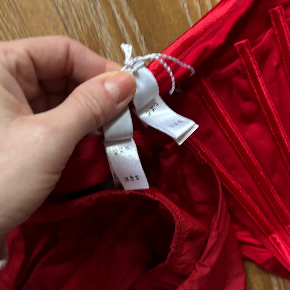 La Perla Graphique Red Intimates Set Poolside - Picture 3 of 6